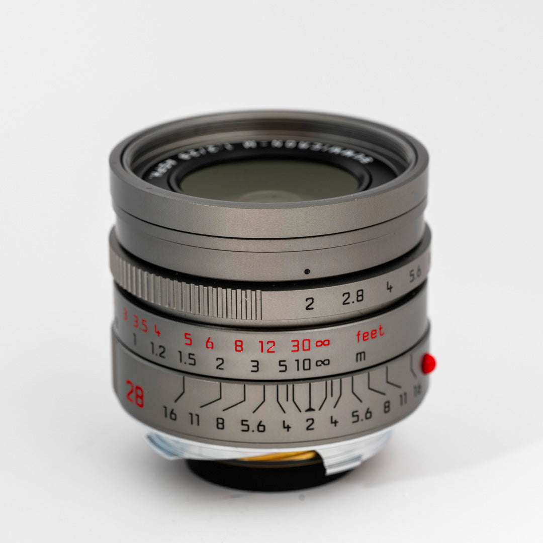 Leica 28mm Summicron-M f/2 ASPH Titanium Lens – MF Camera