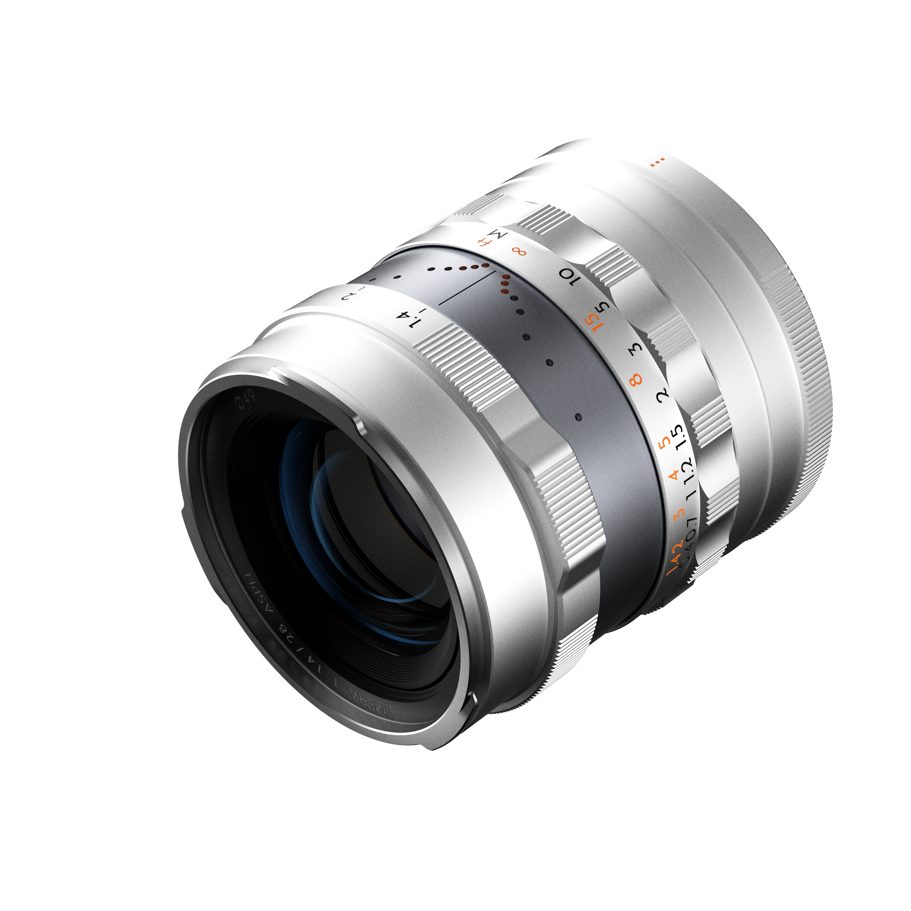Thypoch Simera 28mm f1.4 for Fujifilm X Mount Lens (Silver)