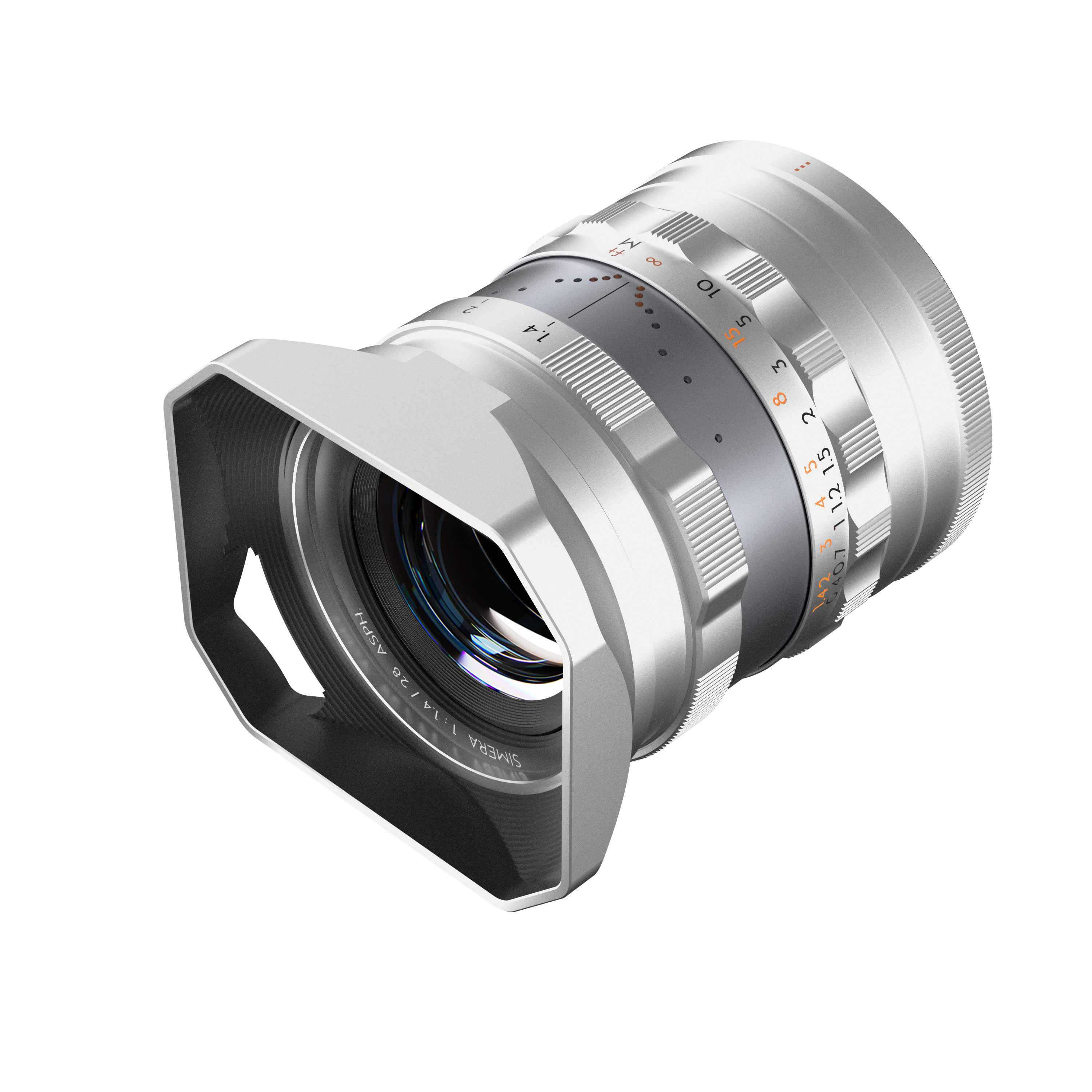 Thypoch Simera 28mm f1.4 for Fujifilm X Mount Lens (Silver)