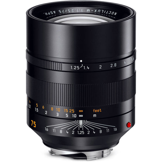 Leica Noctilux-M 75mm f/1.25 ASPH. Lens (Black) MFR #11676