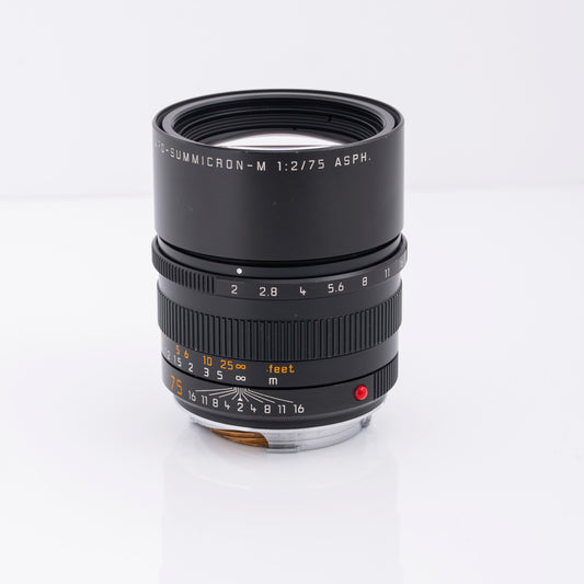 Leica APO-Summicron-M 75mm F/2 ASPH. Lens Black #11637