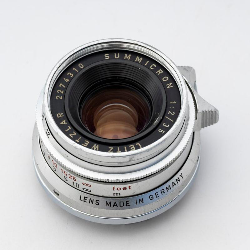 Leica 35mm f2 Summicron Lens 8-Element Leica #11308 CLA'd By DAG, Made in Germany- Used- Bargain