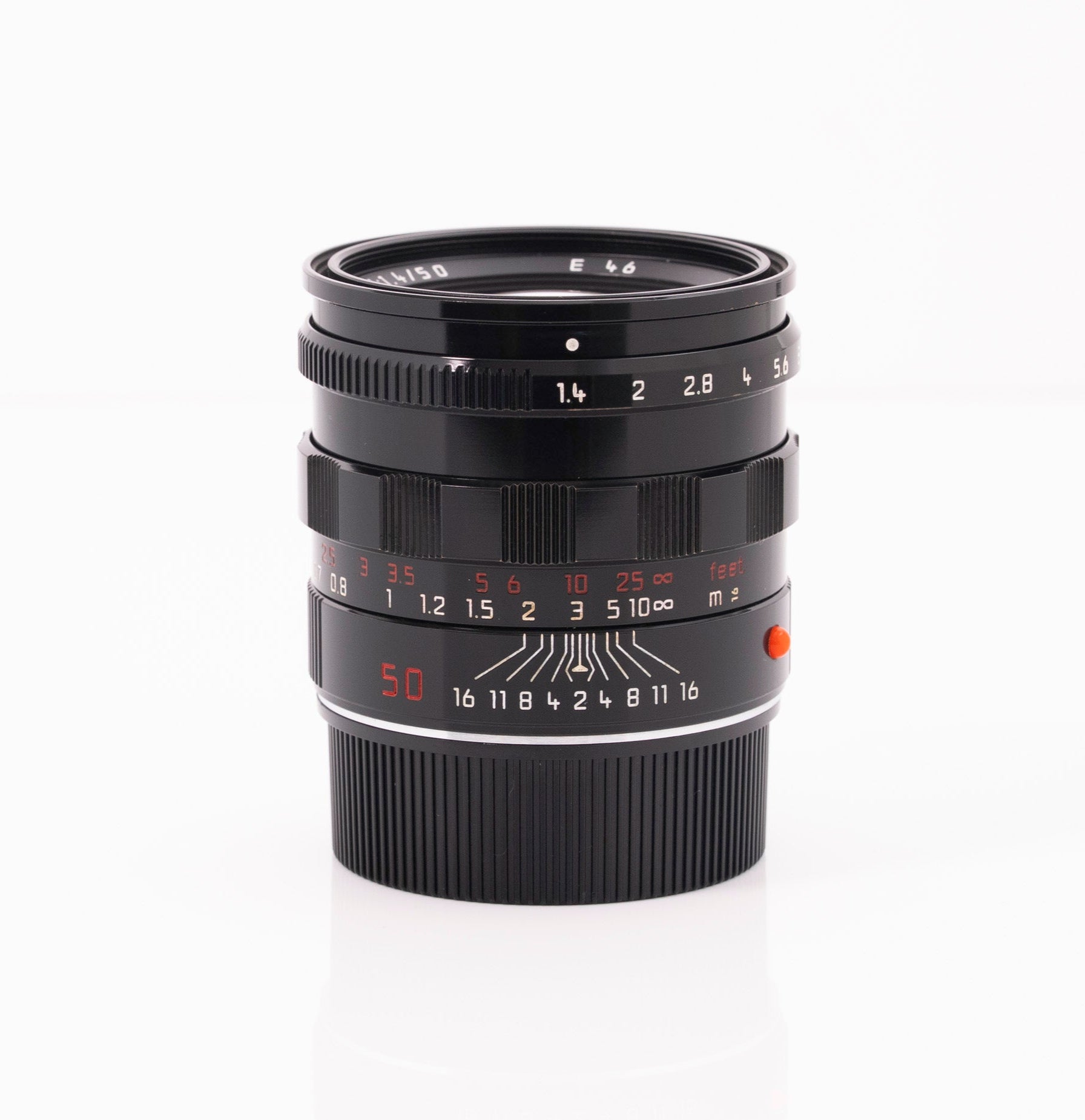 Leica Summilux-M 50mm f1.4 Black Paint e46 Pre-ASPH Millennium Edition Lens #11623