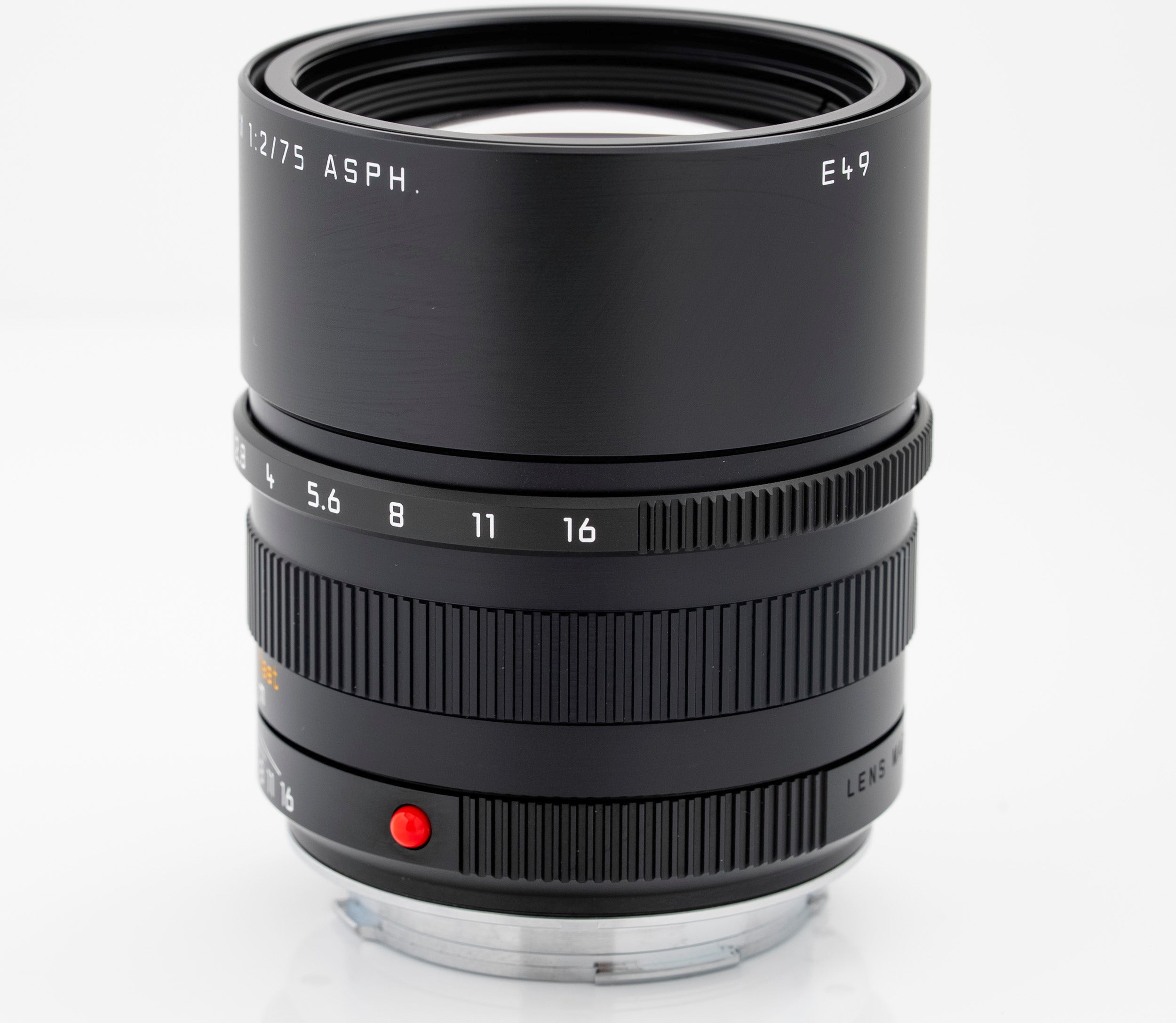 Leica APO-Summicron-M 75mm F/2 ASPH. Lens Black #11637