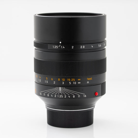 Leica Noctilux-M 75mm f/1.25 ASPH. Lens (Black) MFR #11676