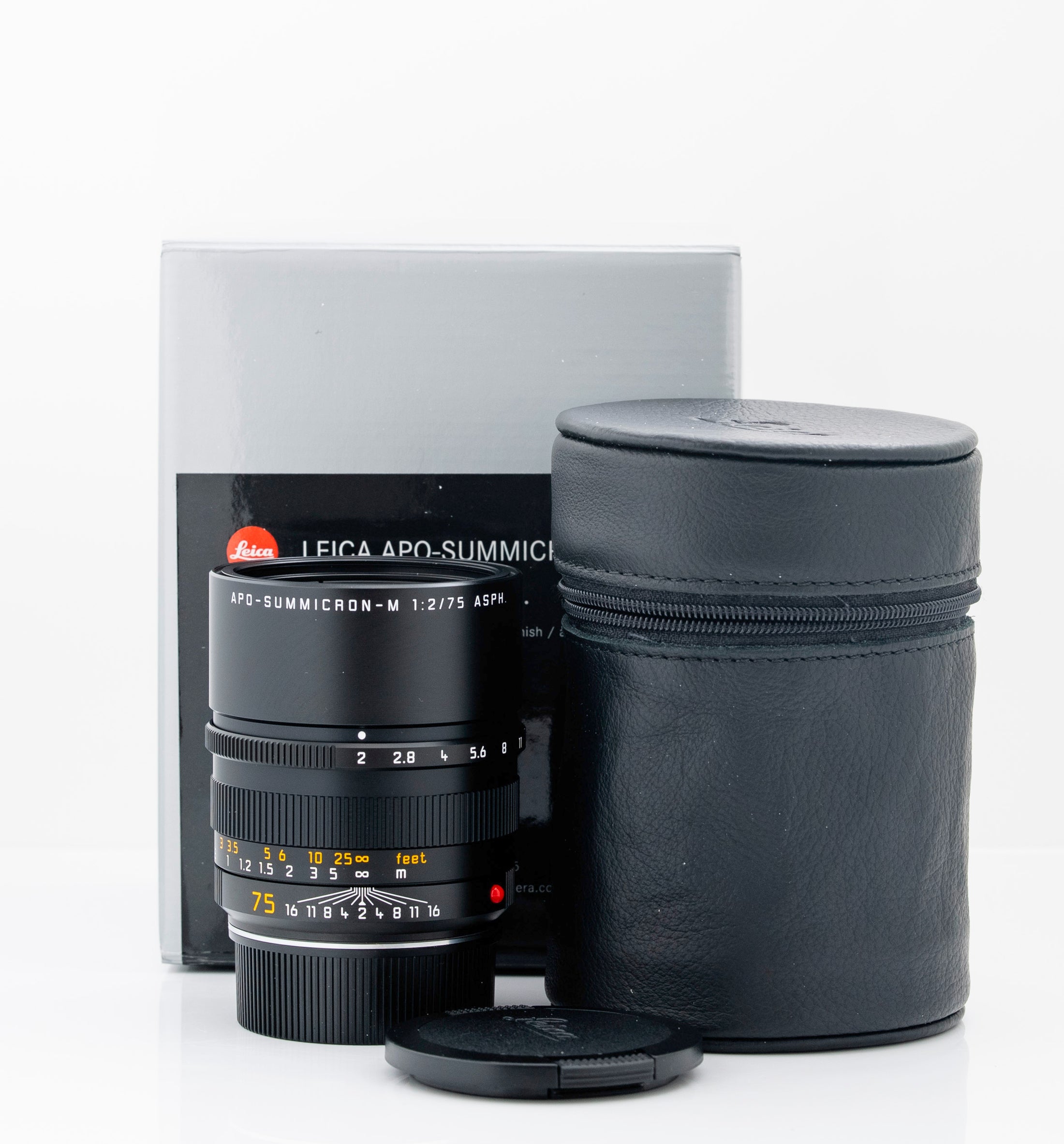 Leica APO-Summicron-M 75mm F/2 ASPH. Lens Black #11637