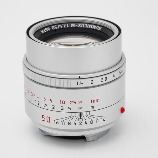 Leica Summilux-M 50mm f/1.4 ASPH. Silver #11729 (Pre-Owned)