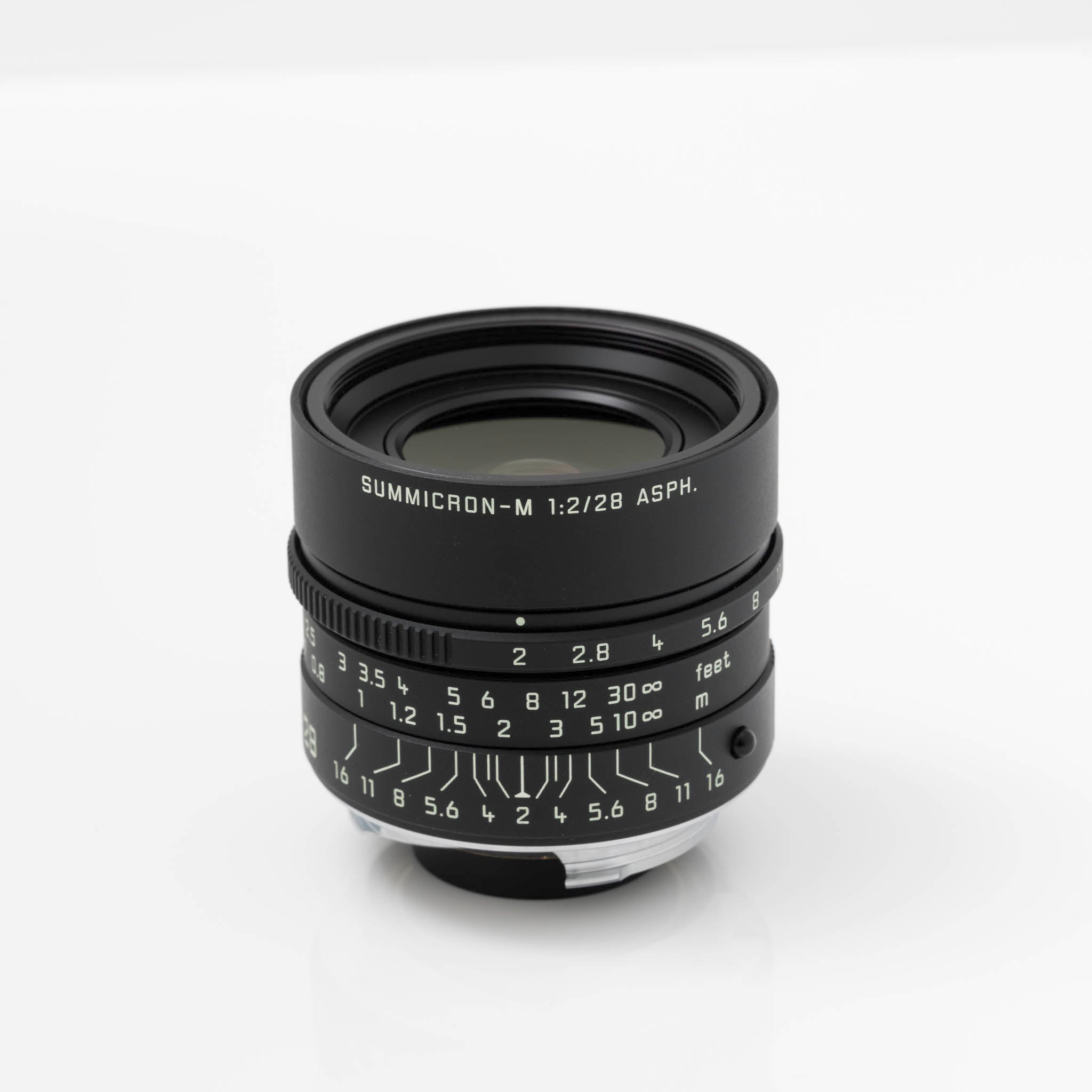 Leica Summicron-M 28mm f/2 ASPH Lens – Matte Black Paint (Limited Edition, 450 Units)