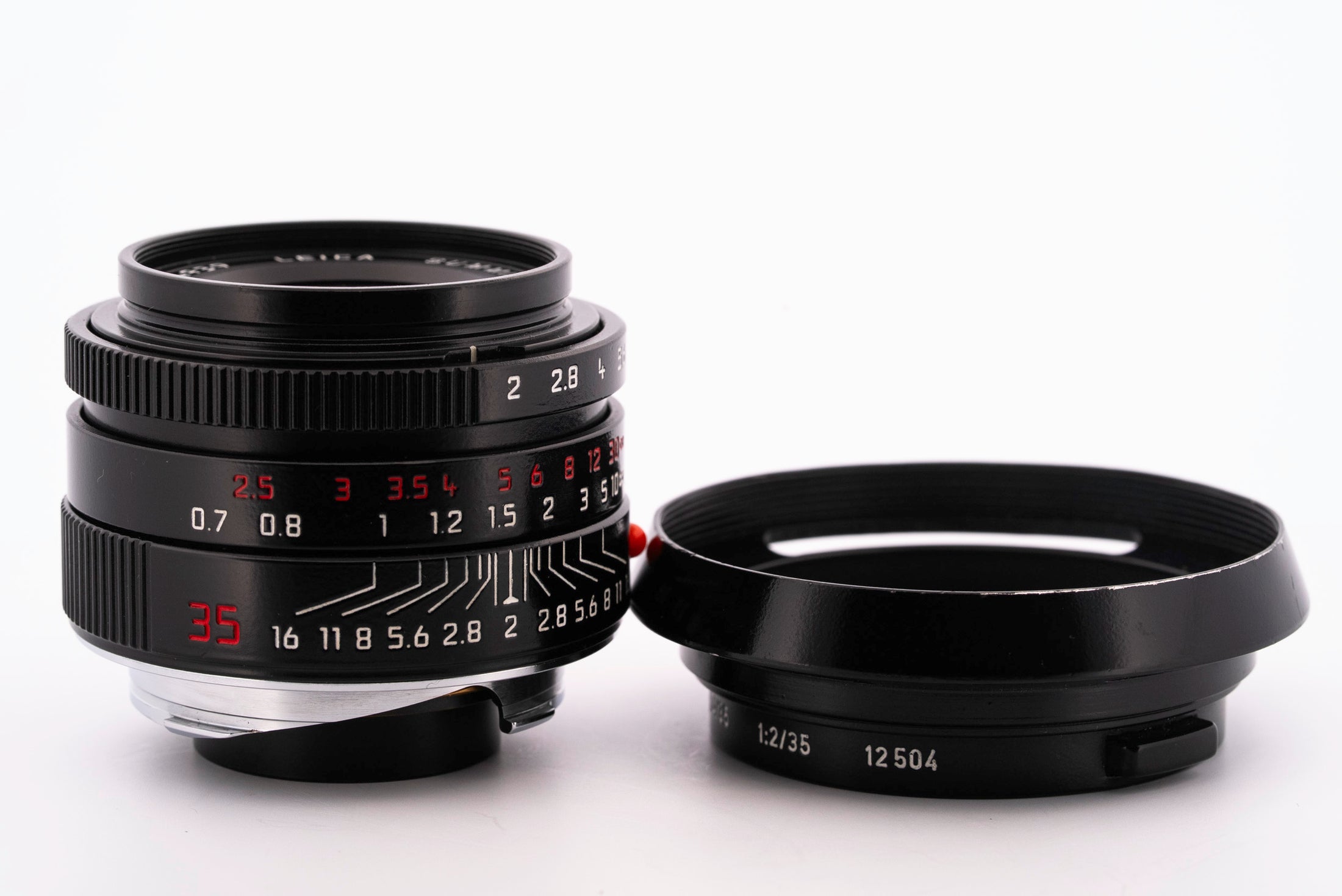 Leica Summicron-M 35mm f/2 ASPH V1 Lens MFR #11879 - Repainted