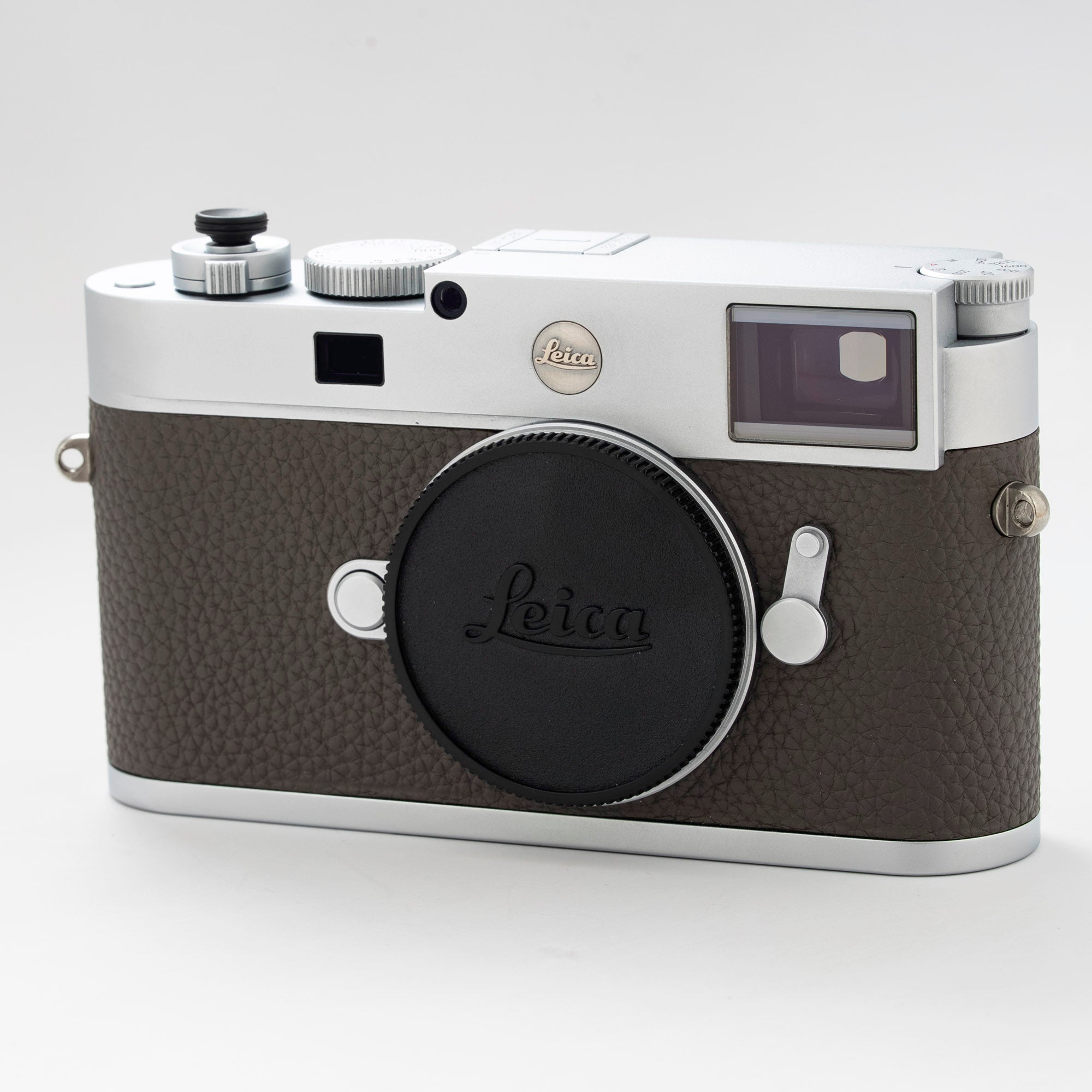 Leica M11 Digital Rangefinder Camera Body Only Silver Chrome Custom Leather #20201