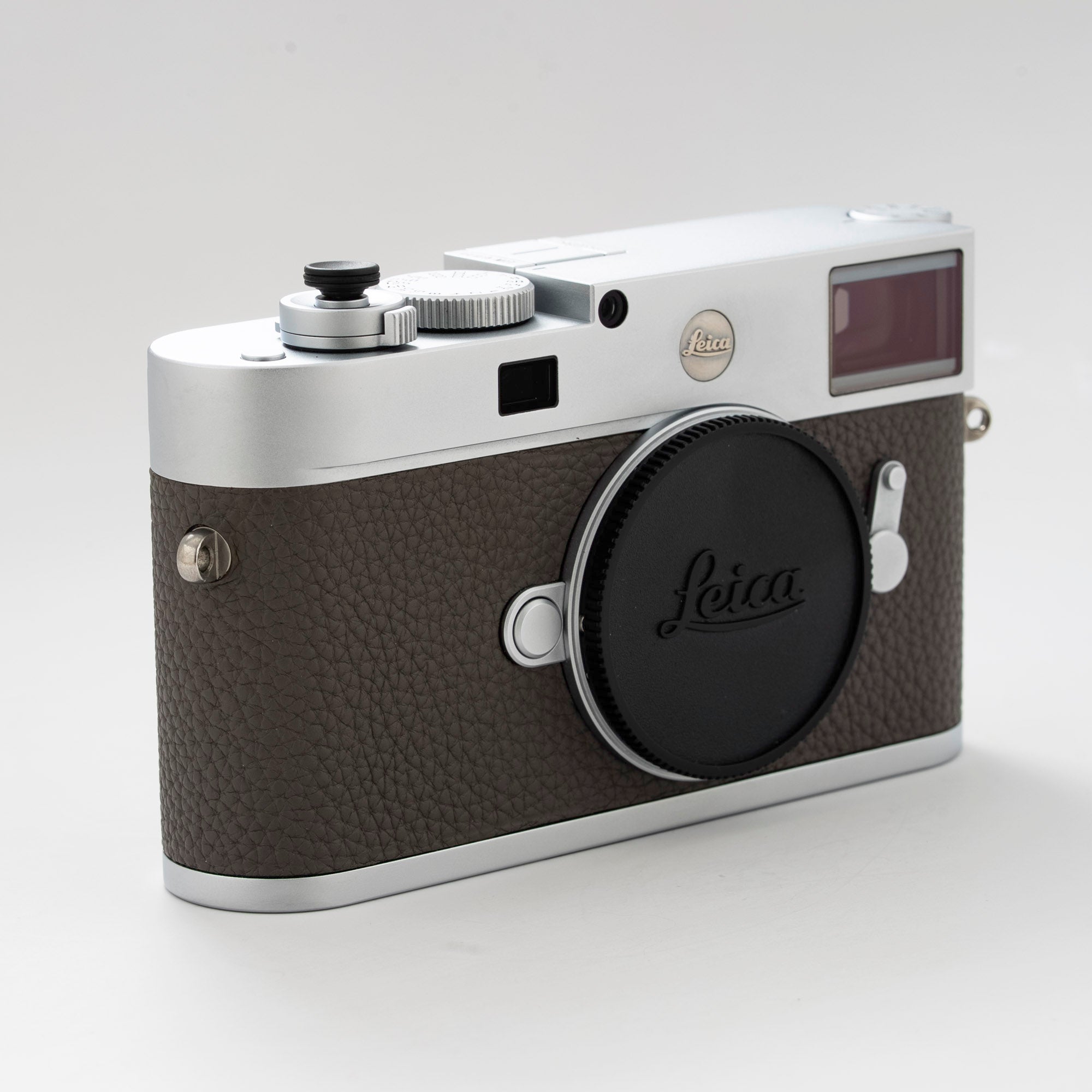 Leica M11 Digital Rangefinder Camera Body Only Silver Chrome Custom Leather #20201