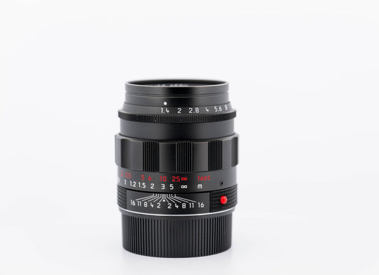 Leica Summilux-M 50mm F/1.4 ASPH. Lens Black Chrome Limited Edition #11688