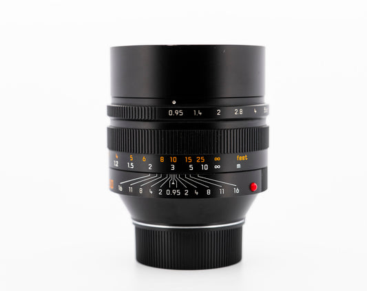 Leica Noctilux-M 50mm f/0.95 ASPH. Lens Black MFR #11602