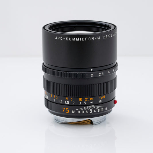 Leica APO-Summicron-M 75mm F/2 ASPH. Lens Black #11637