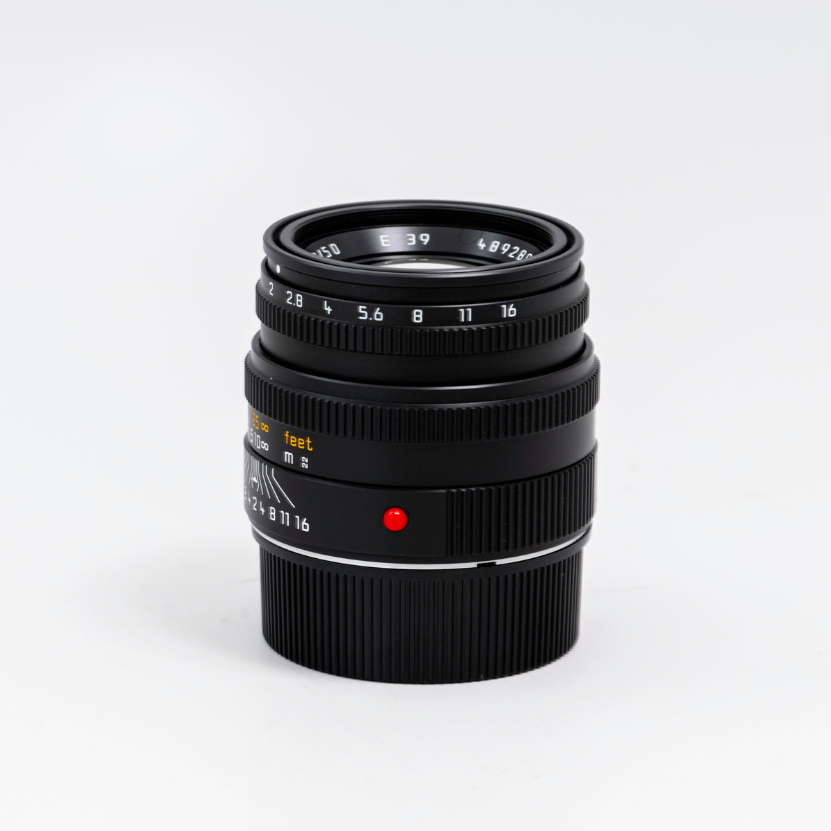 Leica Summicron-M 50mm f/2 Lens #11826 (Black) – MF Camera