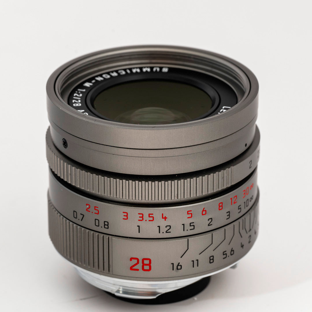 Leica 28mm Summicron-M f/2 ASPH Titanium Lens (Used) Limited Edition (Only 333 Worldwide)