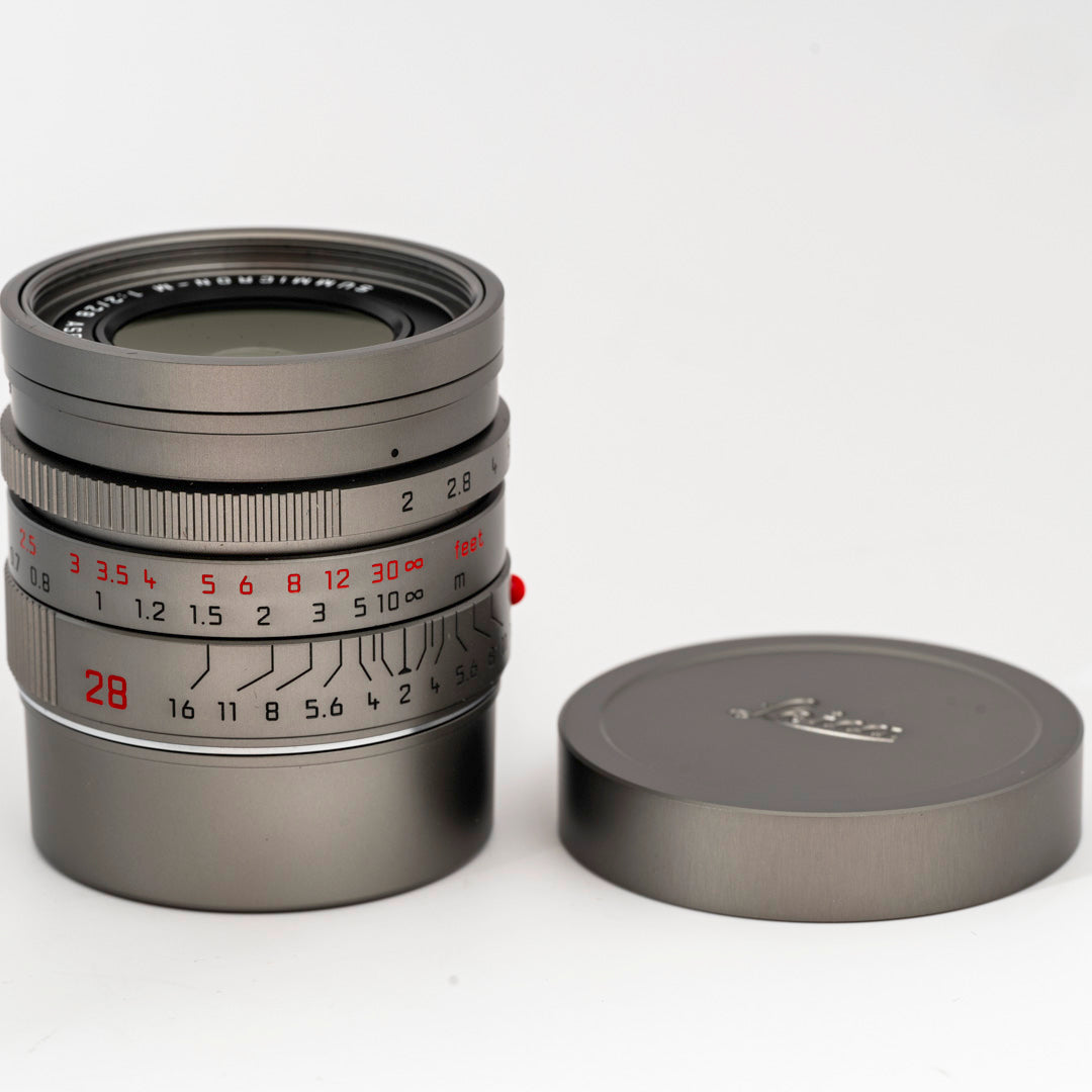 Leica 28mm Summicron-M f/2 ASPH Titanium Lens (Used) Limited Edition (Only 333 Worldwide)